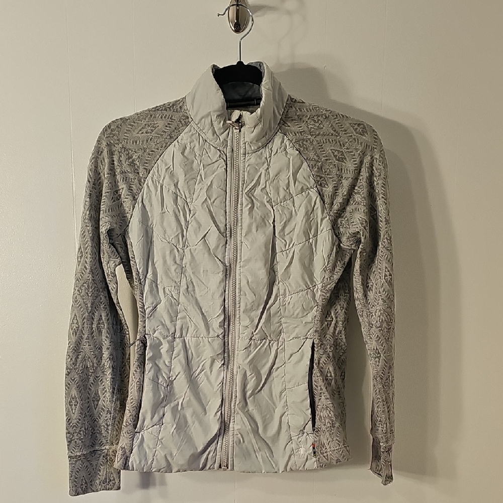 Smartwool Women's Gray Patterned Ski Jacket - image 1